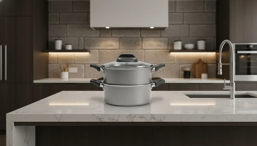 Panelas a vapor proporcionam cozimento uniforme