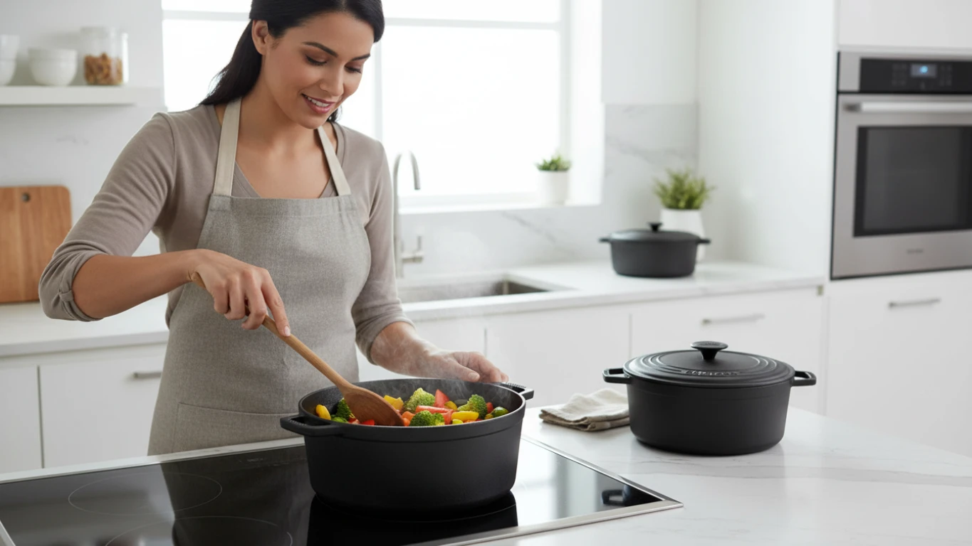 Panelas para grandes quantidades preservam o sabor dos alimentos